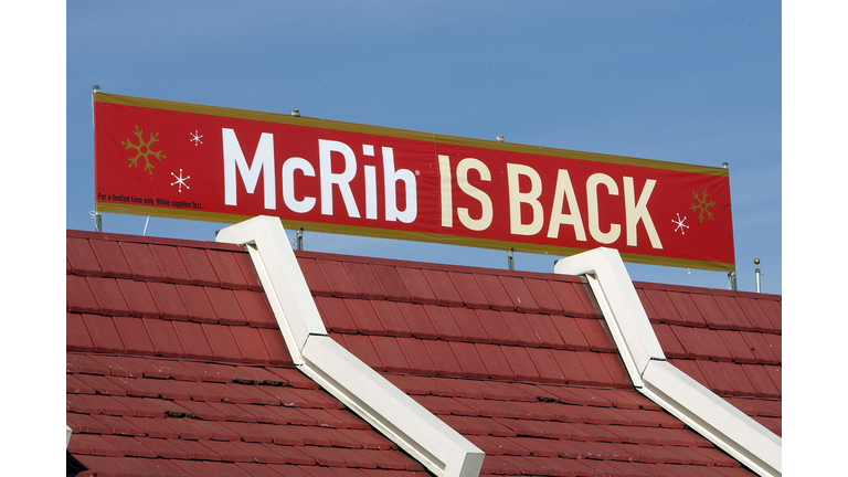 McDonald's Brings Back The McRib Sandwich