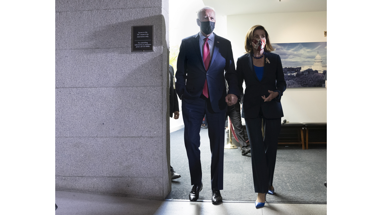 President Biden Meets With House Democrats To Break A Stalemate On His Infrastructure Deal