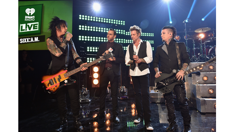 Sixx A.M. Performs For iHeartRadio Live At The iHeartRadio Theater Los Angeles