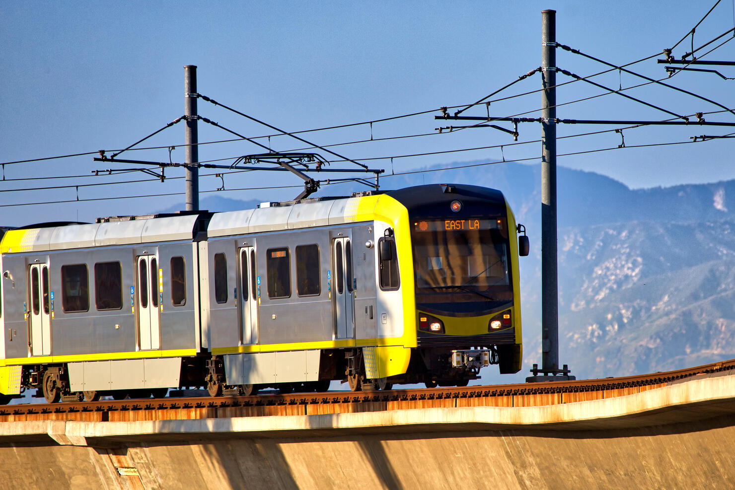 Los Angeles Metro Gold L Line train