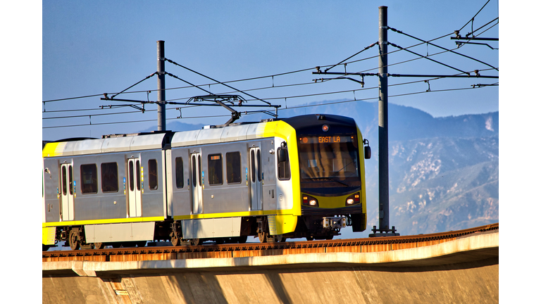 Los Angeles Metro Gold L Line train
