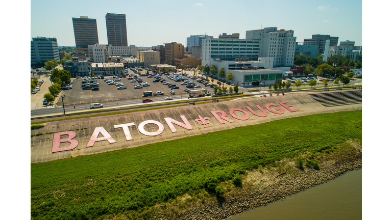 Aerial image of Baton Rouge Louisiana