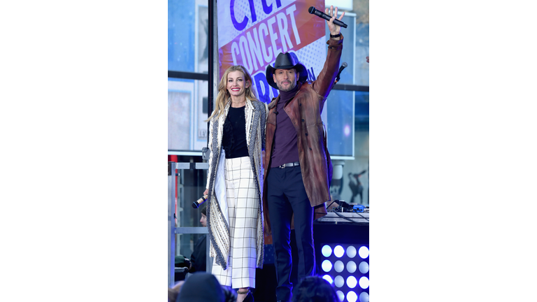 Tim McGraw & Faith Hill Perform On NBC's Today