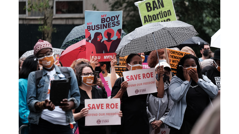 Abortion Rights Rally At Brooklyn's Borough Hall