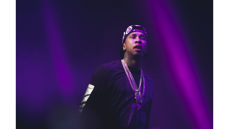 Tyga performing in Moscow, Russia