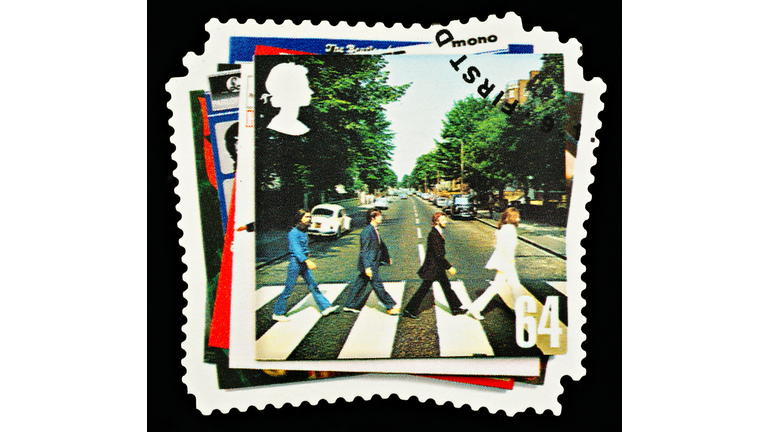 Beatles Pop Group Postage Stamp