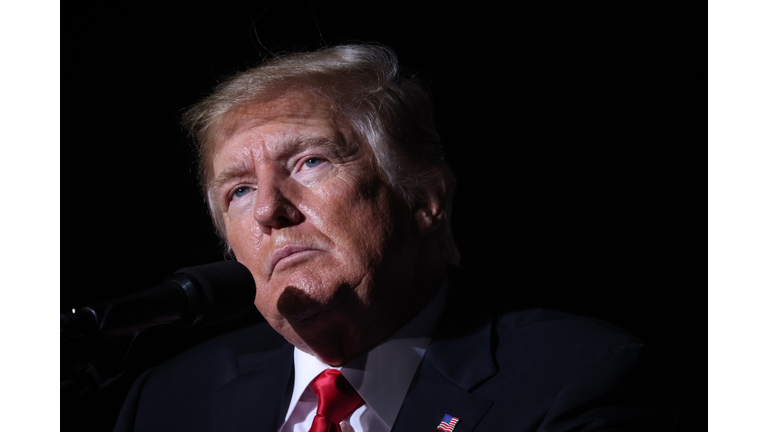 Donald Trump Holds Rally At Iowa State Fairgrounds