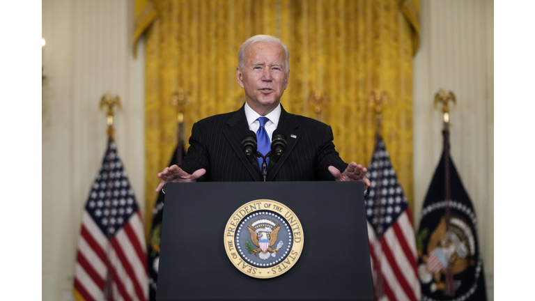 President Biden Delivers Remarks On Efforts To Address Supply Chain Bottlenecks