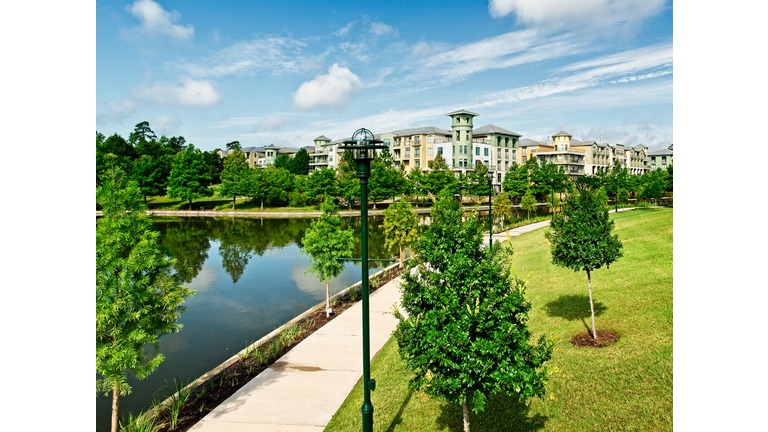 Woodlands Walkway Along the Waterway