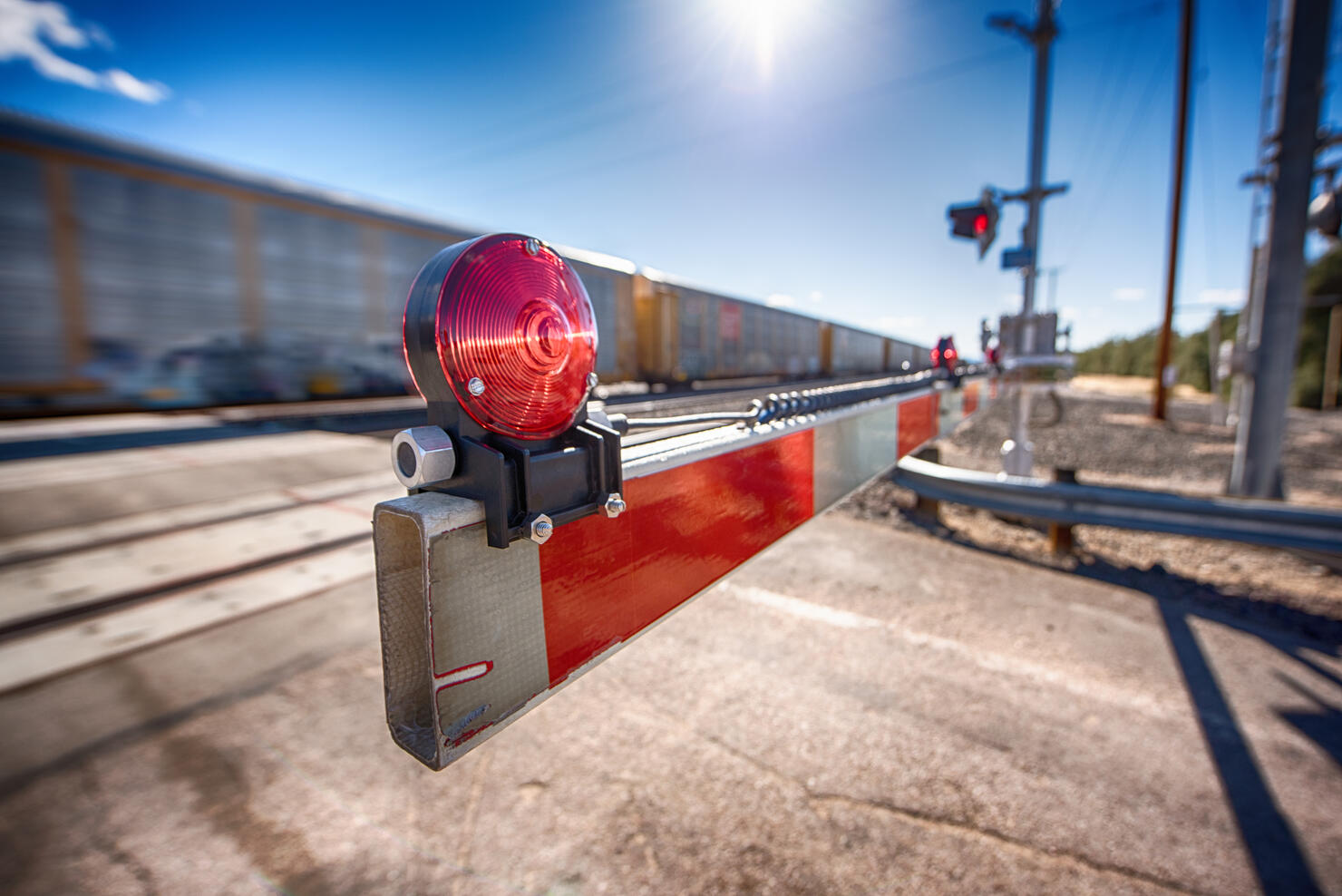 Desert Railroad Crossing