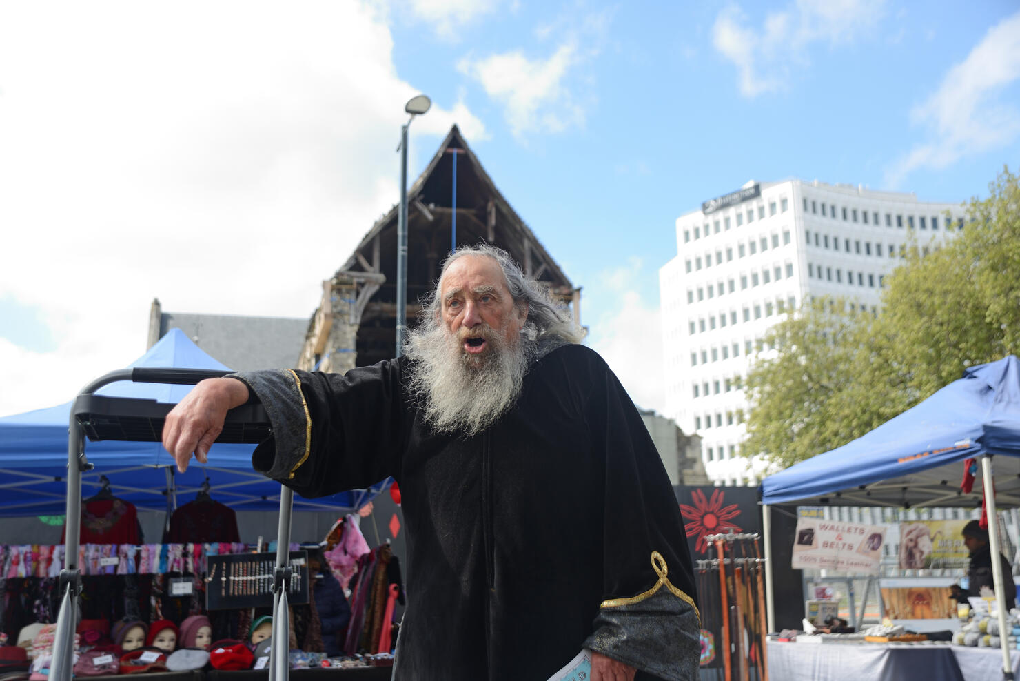 The Wizard of Christchurch at work