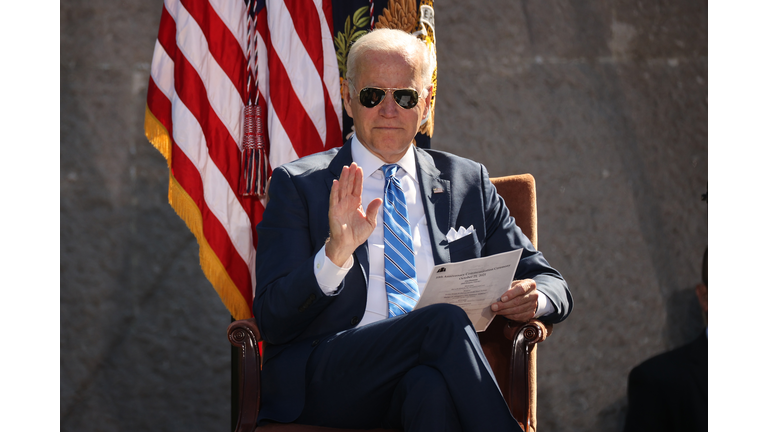 President Biden Attends Ceremony For 10th Anniversary Of MLK Jr. Memorial