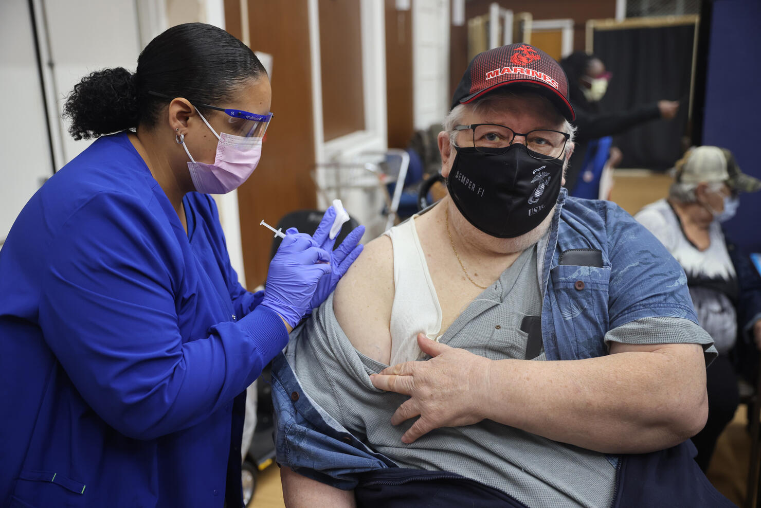 Veterans Affairs Hospital Outside Of Chicago Continues Vaccinations Efforts