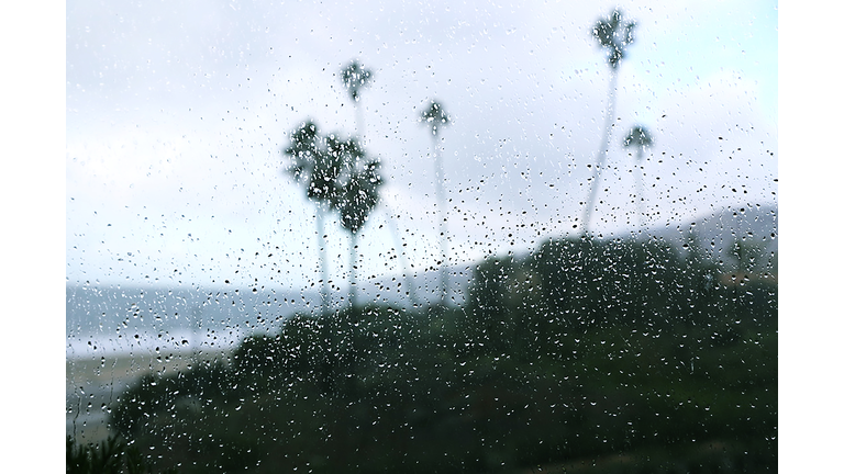 Rain in Los Angeles Malibu Ca