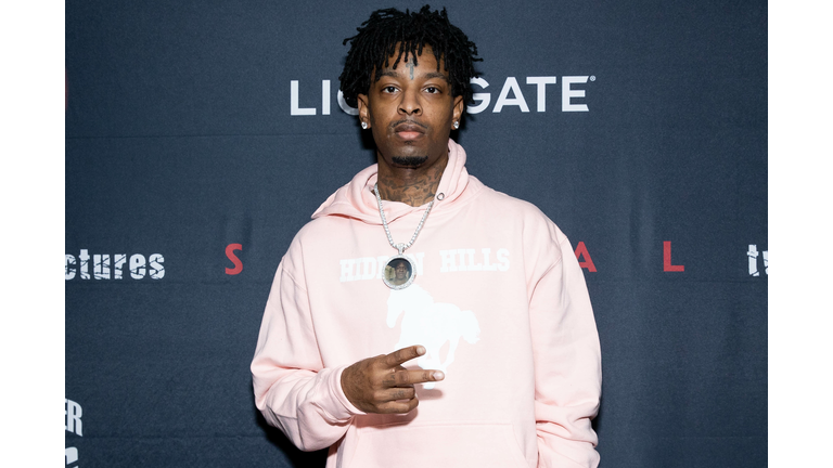 Private Screening Of "Spiral" For 21 Savage And Friends