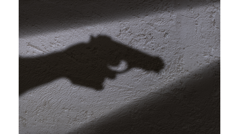 Shadow and gun