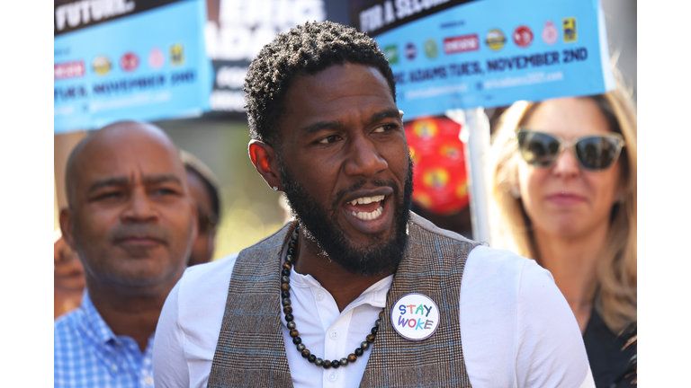 Democratic New York City Mayoral Candidate Eric Adams Attends A Get Out The Vote Rally
