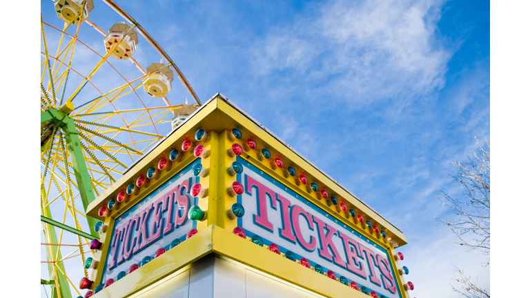 Ticket counter at county faire