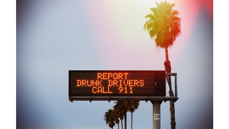Report Drunk Drivers sign