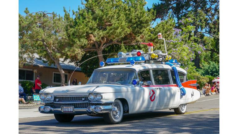 Ghostbusters car at 4th July Independence Day Parade
