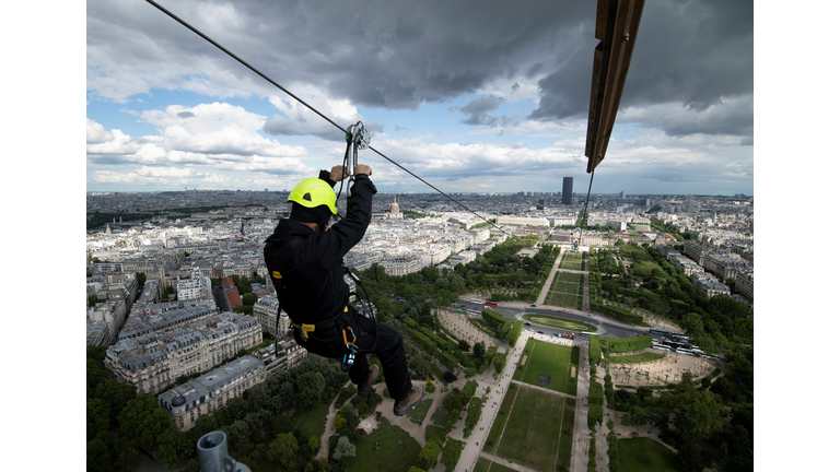 FRANCE-TOURISM-LEISURE-ZIP-LINE-FEATURE