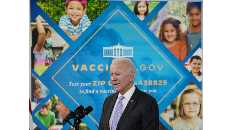 President Biden Delivers Remarks On CDC's Authorization For Children To Receive Covid Vaccinations