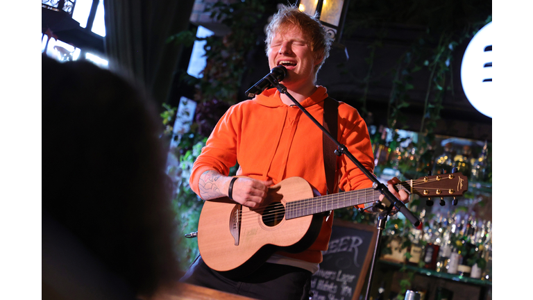 Ed Sheeran and Spotify Celebrate the Launch of His Album =