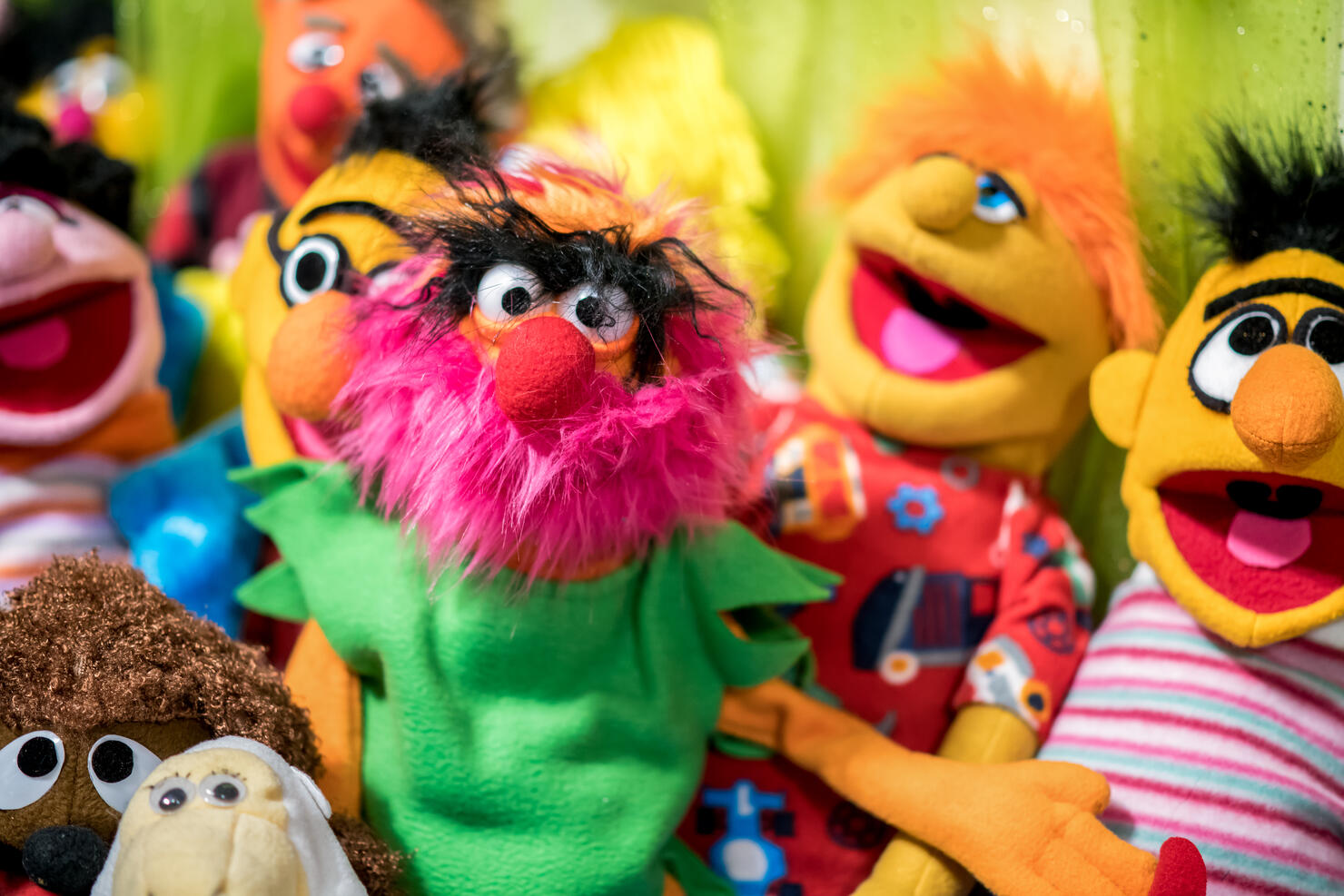 Puppets of Seasame street