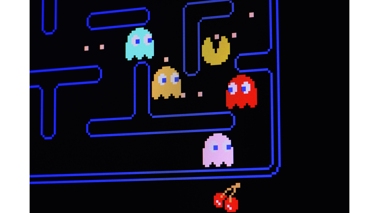 Vintage Pacman video game