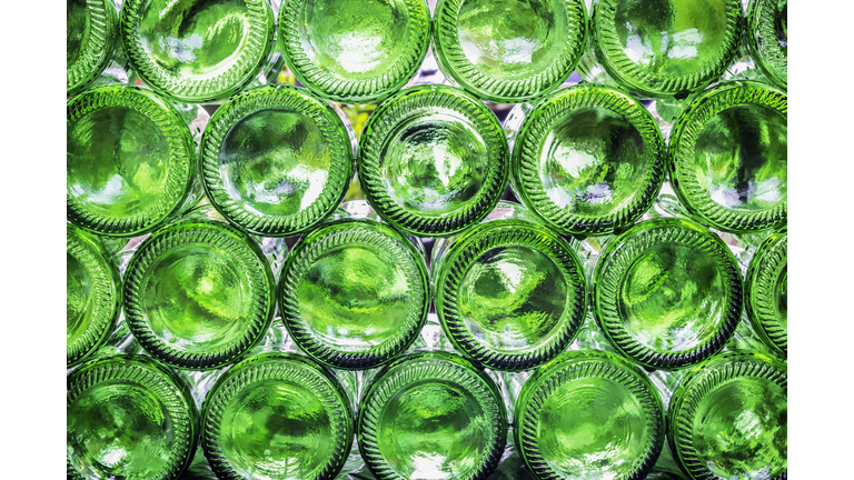 Bottoms of  bottles