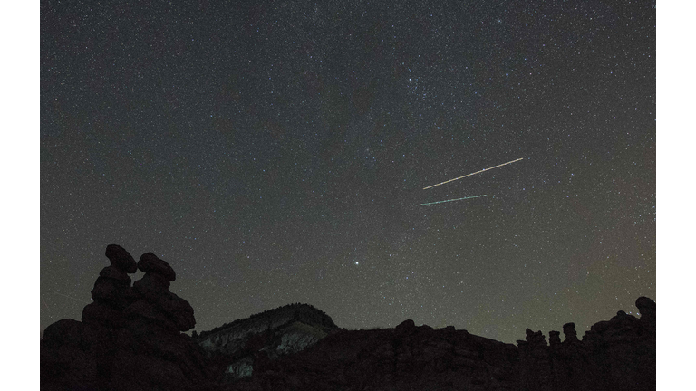 N MACEDONIA-ASTRONOMY-METEOR-SHOWER-PERSEID