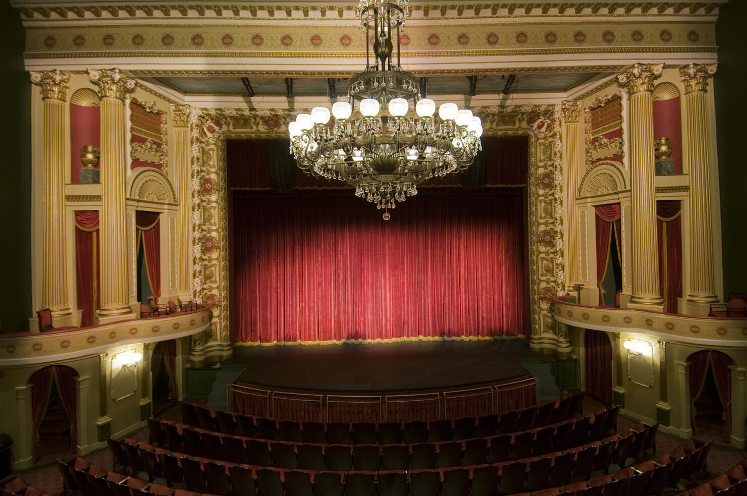 Theatre auditorium with stage