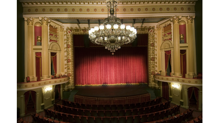 Theatre auditorium with stage