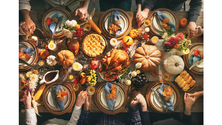 Thanksgiving celebration traditional dinner concept