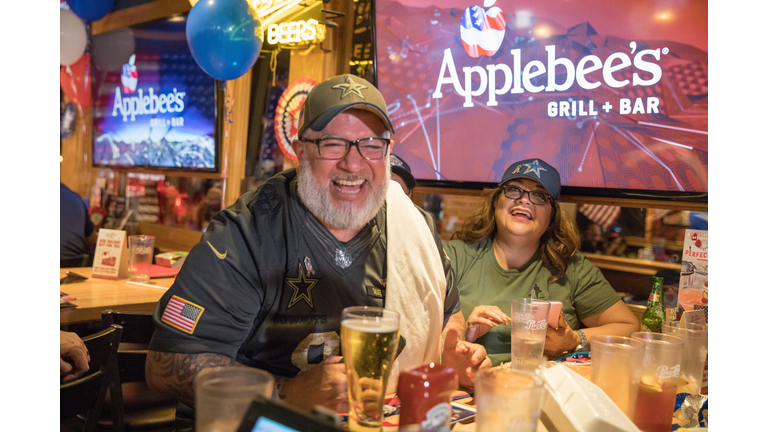 Applebee's Celebrates Veterans Day With NBC Football Night In America Broadcast