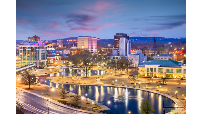 Huntsville, Alabama, USA Skyline