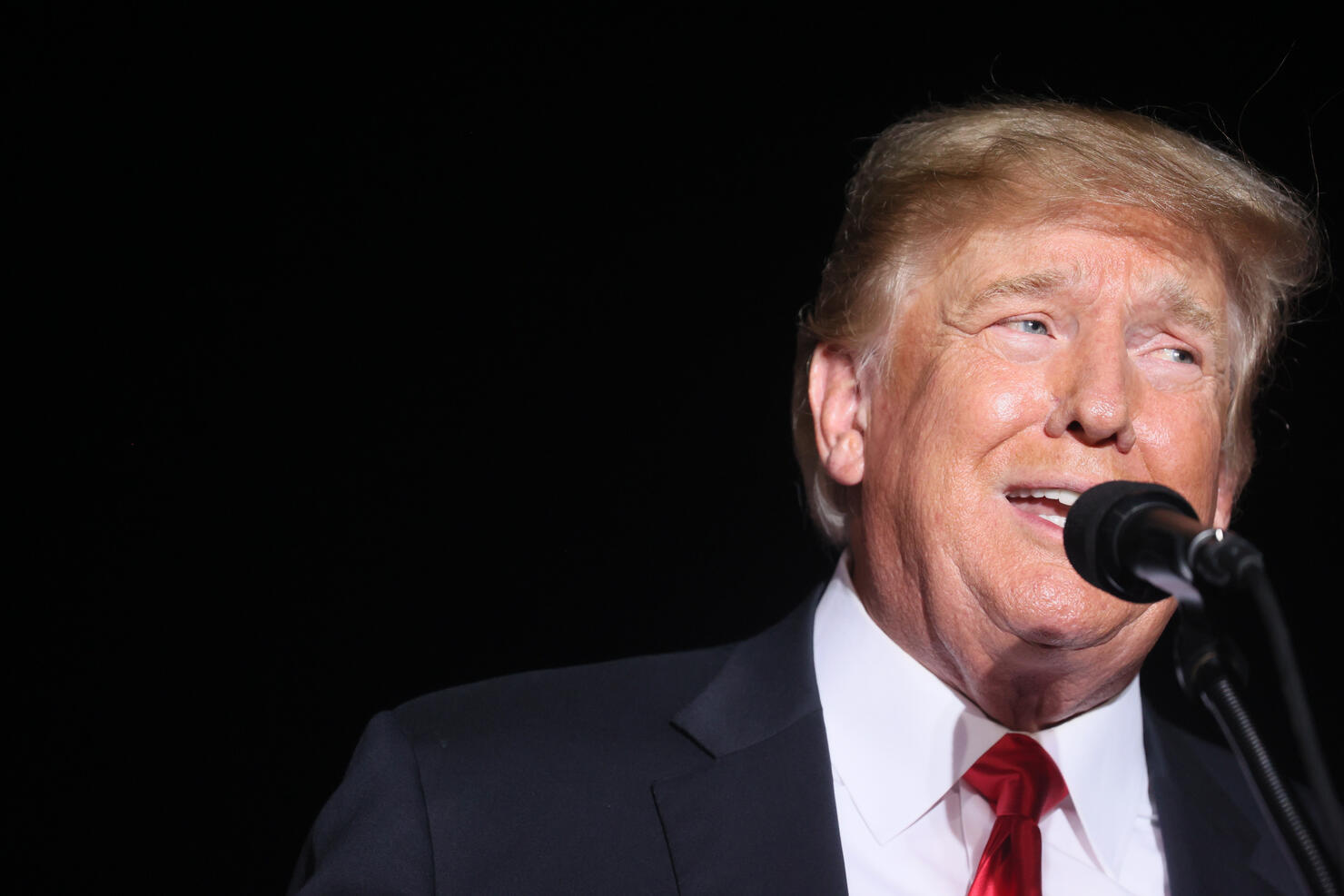 Donald Trump Holds Rally At Iowa State Fairgrounds