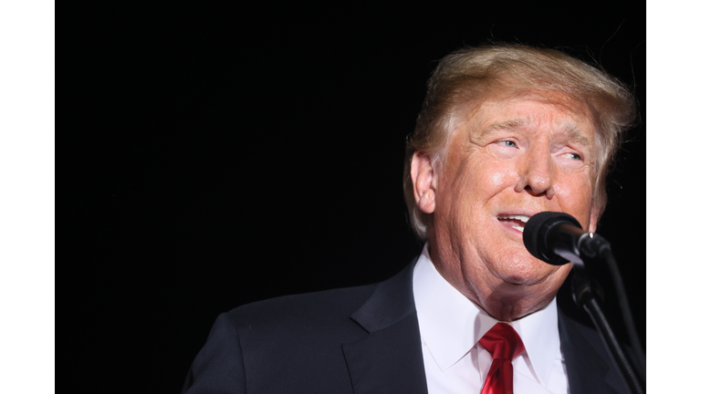 Donald Trump Holds Rally At Iowa State Fairgrounds