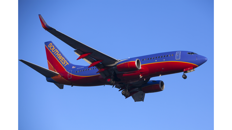 Southwest Airlines 737 Commercial Jet Airplane