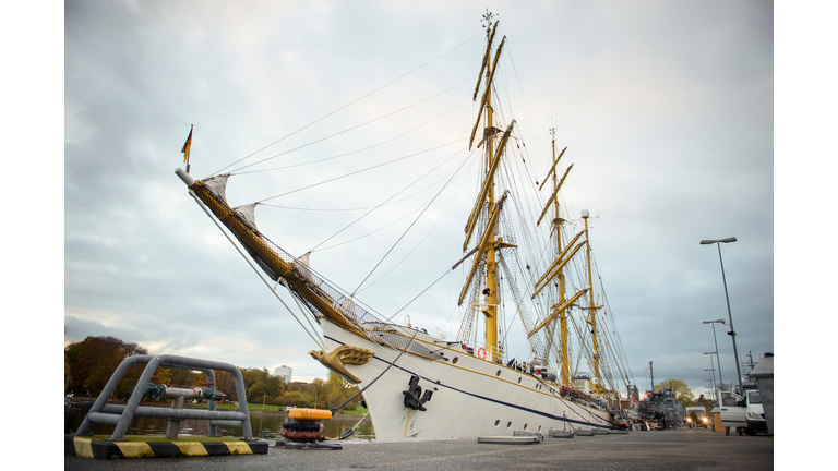 "Gorch Fock" Tall Ship Prepares For Departure