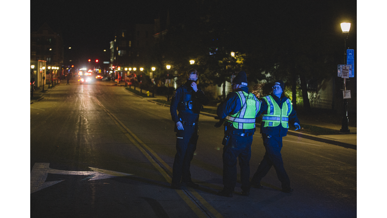 Car Drives Through Holiday Parade In Waukesha, Wisconsin