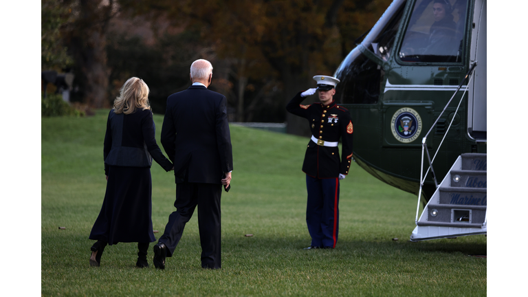 President Biden Departs White House For North Carolina