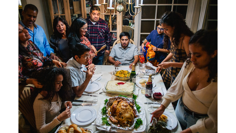 Americans Celebrate Thanksgiving Holiday As Coronavirus Cases Surge