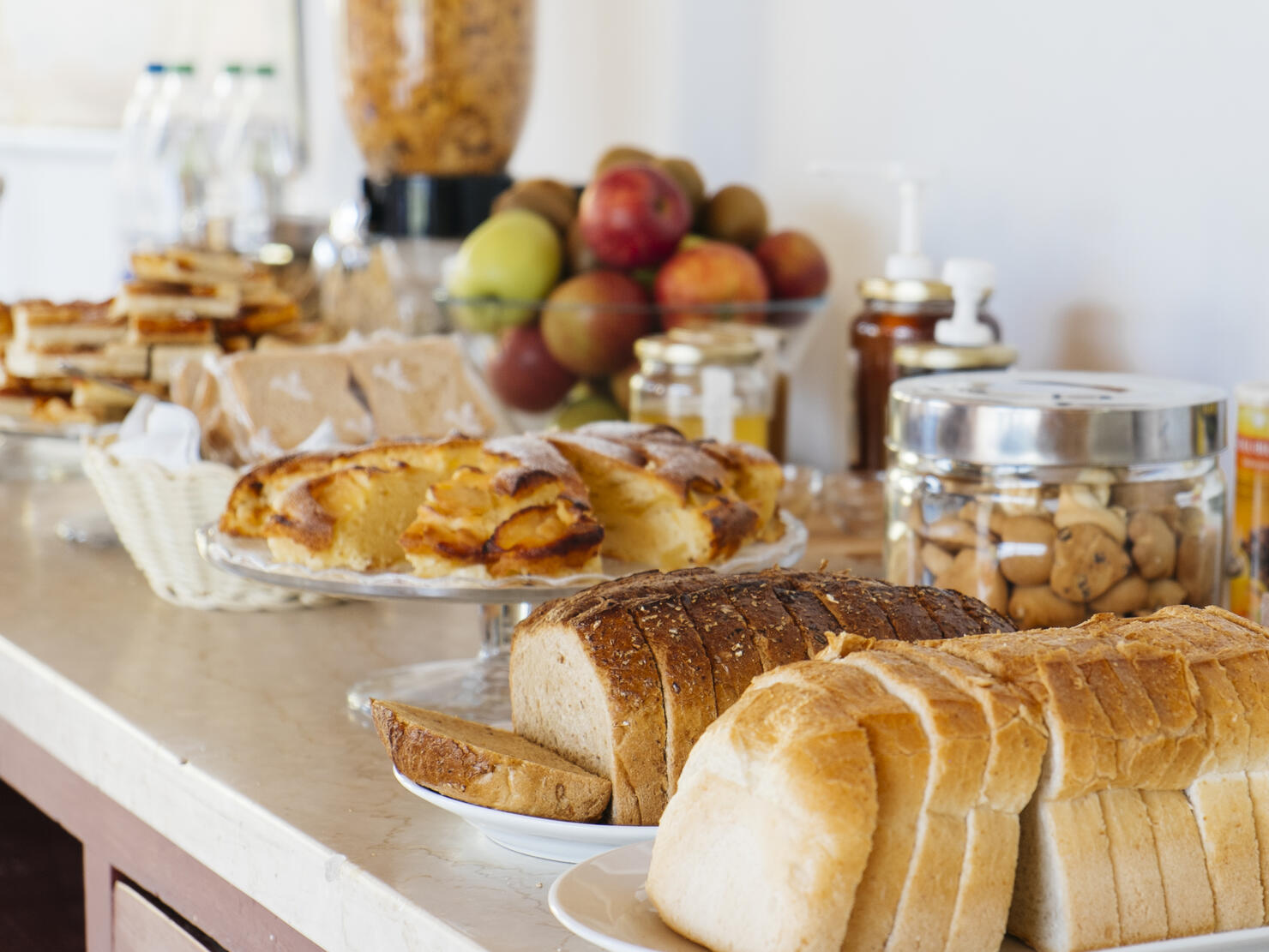 Rich continental breakfast