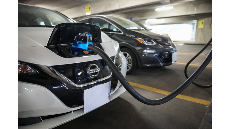 Transportation Secretary Buttigieg Highlights New Electric Vehicle Charging Station On Earth Day