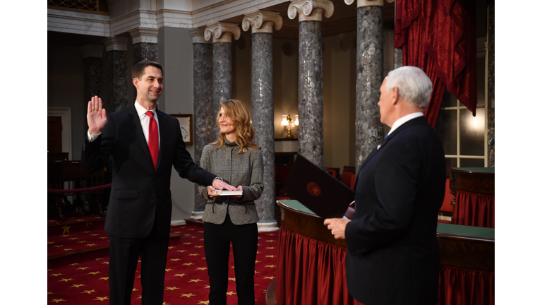 Swearing In Held For U.S. Senators To Start The 117th Congress