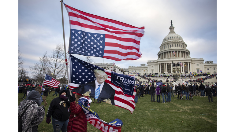 Trump Supporters Hold "Stop The Steal" Rally In DC Amid Ratification Of Presidential Election