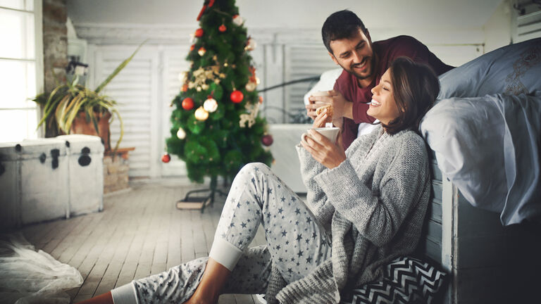 Peaceful Christmas morning.