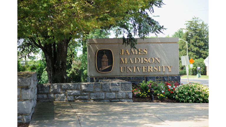 James Madison Unviersity sign