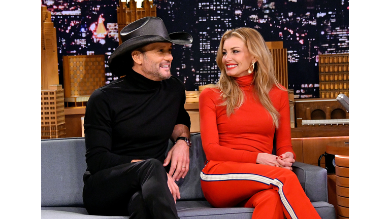 Tim McGraw & Faith Hill Visit "The Tonight Show Starring Jimmy Fallon"